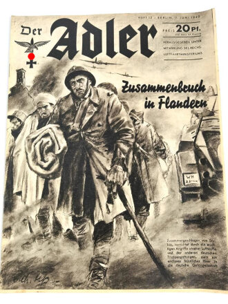Der Adler "Zusammenbruch in Flandern", Heft Nr....