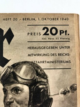 Der Adler "Kennst du unsere Luftwaffe", Heft Nr. 20, 1. Oktober 1940