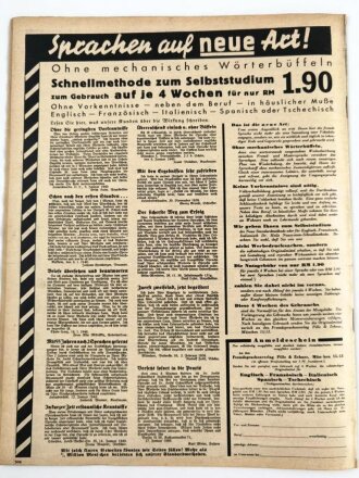 Der Adler "Kennst du unsere Luftwaffe", Heft Nr. 20, 1. Oktober 1940