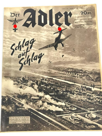 Der Adler "Schlag auf Schlag", Heft Nr. 19, 17. September 1940