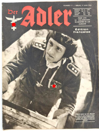 Der Adler, Edition francaise "Depart pour un vol offensif", Heft Nr. 11, 1. Juni 1943