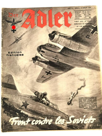 Der Adler, Edition francaise "Front contie les Soviets", Heft Nr. 14, 15. Juli 1941