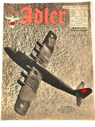 Der Adler, Edition francaise "BV 222 Wiking", Heft Nr. 6, 21. März 1944
