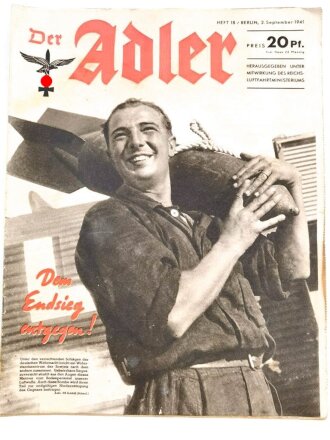 Der Adler "Dem Endsieg entgegen!", Heft Nr. 18, 2. September 1941