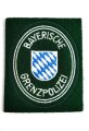 Ärmelabzeichen, Bayerische Grenzpolizei, zum Aufkleben