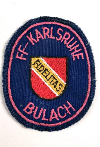 Ärmelabzeichen, Freiwillige Feuerwehr Karlsruhe, Abteilung Bulach