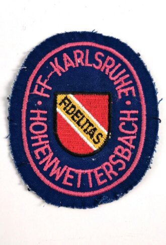 Ärmelabzeichen, Freiwillige Feuerwehr Karlsruhe, Abteilung Hohenwettersbach