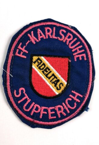 Ärmelabzeichen, Freiwillige Feuerwehr Karlsruhe, Abteilung Stupferich
