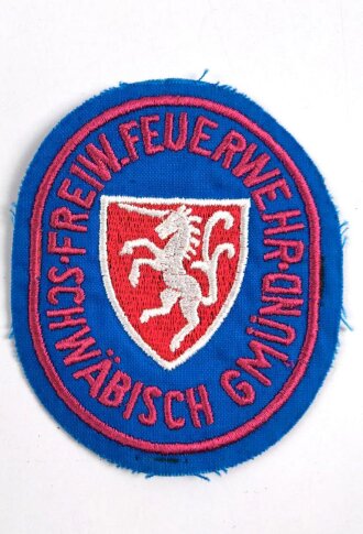 Ärmelabzeichen, Freiwillige Feuerwehr Schwäbisch Gmünd für das Diensthemd