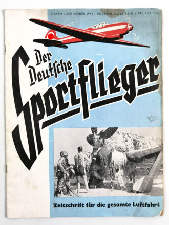 "Der deutsche Sportflieger" Heft 9, September 1942