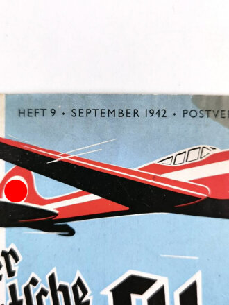 "Der deutsche Sportflieger" Heft 9, September 1942