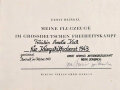 "Ernst Heinkel - Meine Flugzeuge im Grossdeutschen Freiheitskampf", 64 Seiten, DIN A4, gebraucht mit Widmung datiert 1943, Umschlag defekt