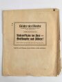 Bilder der Woche "Unteroffizier im Heer - Vorkämpfer und Führer!" Ausgabe H 6 vom März 1943, gebraucht und gefaltet, 102 x 60