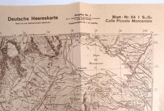 Deutsche Heereskarte 1944 "Colle Piccolo...