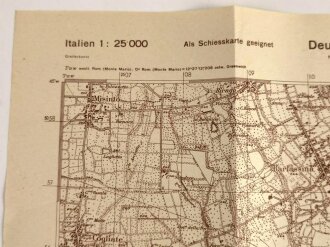 Deutsche Heereskarte 1944 "Seveso" Italien