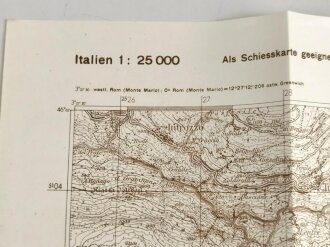 Deutsche Heereskarte 1938 "Premana" Italien