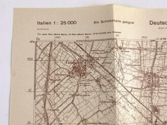 Deutsche Heereskarte 1944 "Saronno" Italien