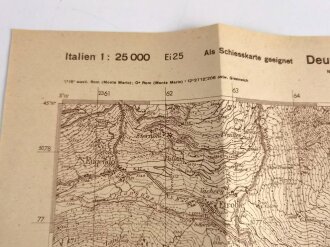 Deutsche Heereskarte 1944 "Etroble" Italien