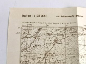 Deutsche Heereskarte 1935 "Talamona" Italien