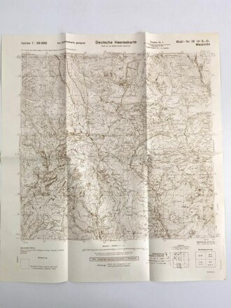 Deutsche Heereskarte 1935 "Mezzoldo" Italien