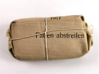 1.Weltkrieg Verbandpäckchen, datiert 1917