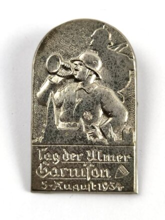 Blechabzeichen " Tag der Ulmer Garnison 1934"