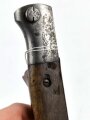 Seitengewehr M84/98 für K98 der Wehrmach, getragenes, nummerngleiches Stück von S/176.G