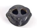 Mundstück für Gasmaskenfilter Wehrmacht, spätes Stück, wird direkt auf den Gasmaskenfilter aufgeschraubt. Selten, Gummi angetrocknet