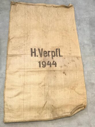 Grosser Sack für Heeres Verpflegung datiert 1944. Gebraucht, gut