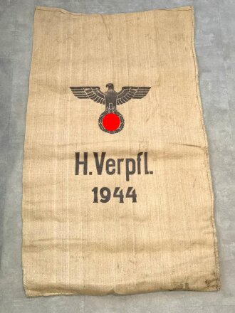 Grosser Sack für Heeres Verpflegung datiert 1944. Gebraucht, gut