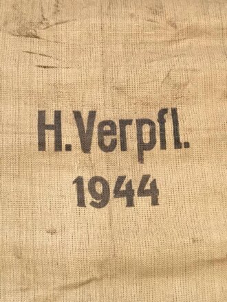 Grosser Sack für Heeres Verpflegung datiert 1944. Gebraucht, gut