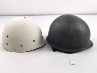 Stahlhelm auf Basis eines U.S. M1. Nachbau aus der Nachkriegszeit, vermutlich Norwegen oder Dänemark.