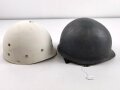 Stahlhelm auf Basis eines U.S. M1. Nachbau aus der Nachkriegszeit, vermutlich Norwegen oder Dänemark.