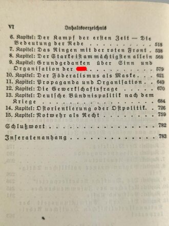 Adolf Hitler " Mein Kampf" blaue Volksausgabe von 1935. Gebraucht, gut