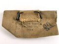 U.S. WWII Bandage pouch. Khaki, dated 1941, used