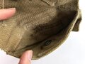 U.S. WWII Bandage pouch. Khaki, dated 1941, used