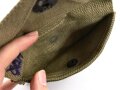 U.S. WWII Bandage pouch. Khaki, dated 1942, used