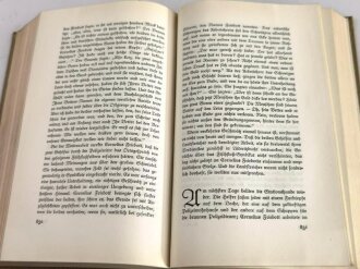 "Volk ohne Raum" von Hans Grimm. Mit Widmung eines Hauptamnn und Kompanie Chef von 1939/40, 1299 Seiten, DIN A5, gebraucht