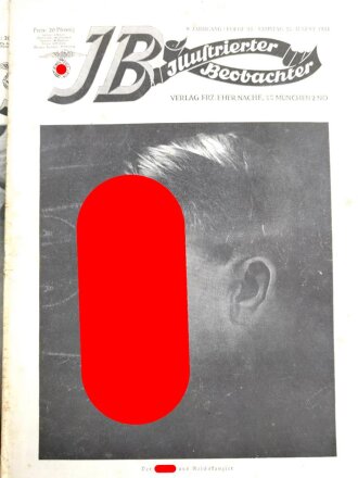 15 Ausgaben " Illustrierter Beobachter"