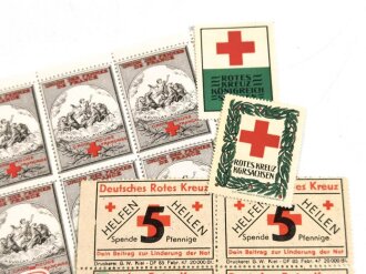 Rot Kreuz, Sammlung Vignetten von Kaiserreich bis Bundesrepublik