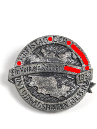 Leichtmetallabzeichen "Kreistag der NSDAP 1938 in...