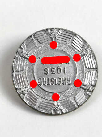 Leichtmetallabzeichen "Kreistag der NSDAP 1938"