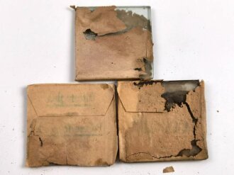 3x Ersatzscheibe für Panzerschreckschild Wehrmacht mit resten der originalen Verpackung