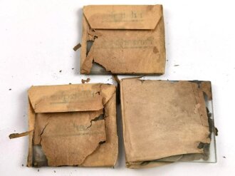 3x Ersatzscheibe für Panzerschreckschild Wehrmacht mit resten der originalen Verpackung