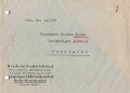 Reichsluftschutzbund, Papierkonvolut für einen Blockwart und Amtsträger in der Landesgruppe Groß-Berlin