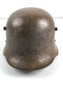 Österreich 1.Weltkrieg, Stahlhelm Modell 1917. In allen Teilen originales Stück, ungereinigt