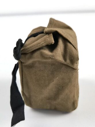 100g gewöhnliche Watte - Polsterwatte in 5 Streifen - in Tasche, gehört so in den Verbandkasten der Wehrmacht