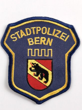 Schweiz, Ärmelabzeichen "Stadtpolizei Bern" ungetragenes Stück