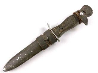 Bundeswehr Kampfmesser alter Art datiert 1970 mit Koppelschuh