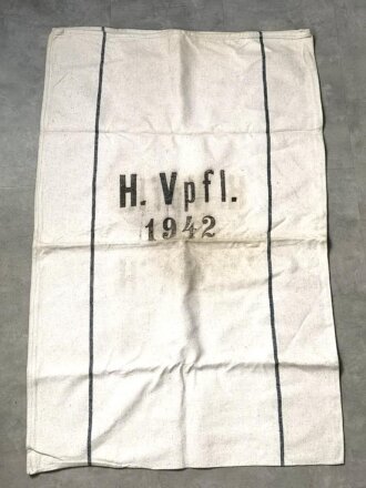 Grosser Sack für Heeresverpflegung datiert 1942,...